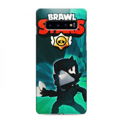 Дизайнерский силиконовый чехол для Samsung Galaxy S10 Brawl Stars