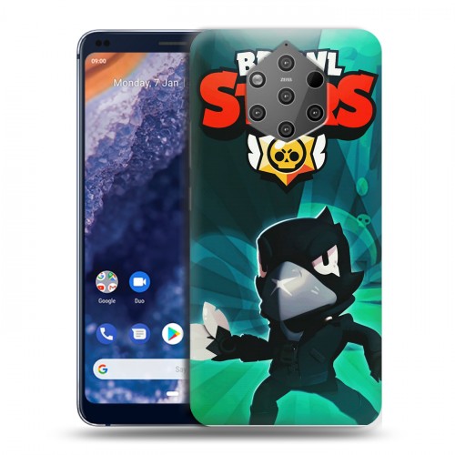 Дизайнерский силиконовый чехол для Nokia 9 PureView Brawl Stars