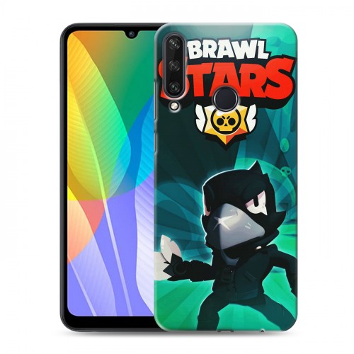 Дизайнерский пластиковый чехол для Huawei Y6p Brawl Stars