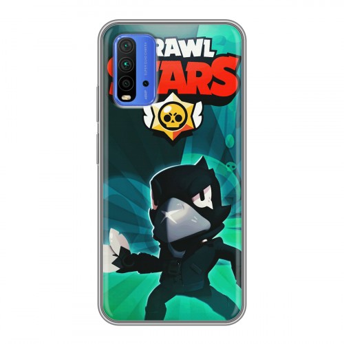 Дизайнерский силиконовый чехол для Xiaomi RedMi 9T Brawl Stars