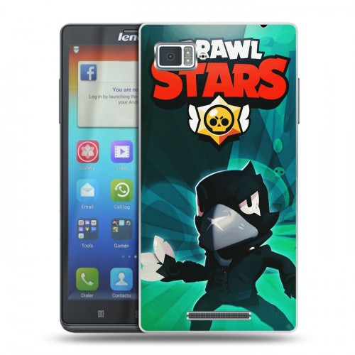 Дизайнерский пластиковый чехол для Lenovo Vibe Z Brawl Stars