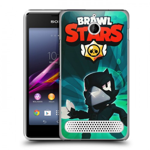 Дизайнерский силиконовый чехол для Sony Xperia E1 Brawl Stars