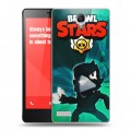 Дизайнерский пластиковый чехол для Xiaomi RedMi Note Brawl Stars