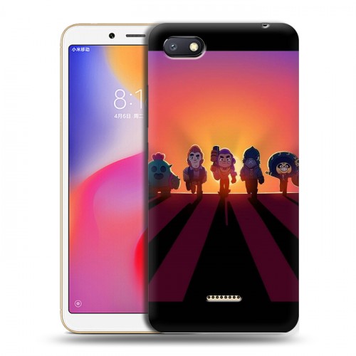 Дизайнерский пластиковый чехол для Xiaomi RedMi 6A Brawl Stars