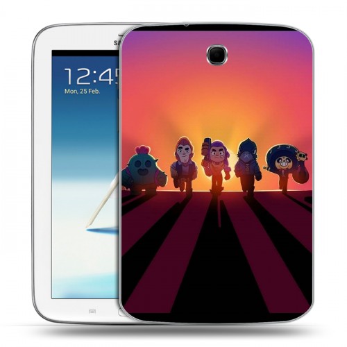 Дизайнерский силиконовый чехол для Samsung Galaxy Note 8.0 Brawl Stars