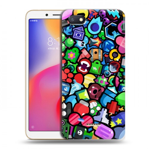 Дизайнерский пластиковый чехол для Xiaomi RedMi 6A Brawl Stars