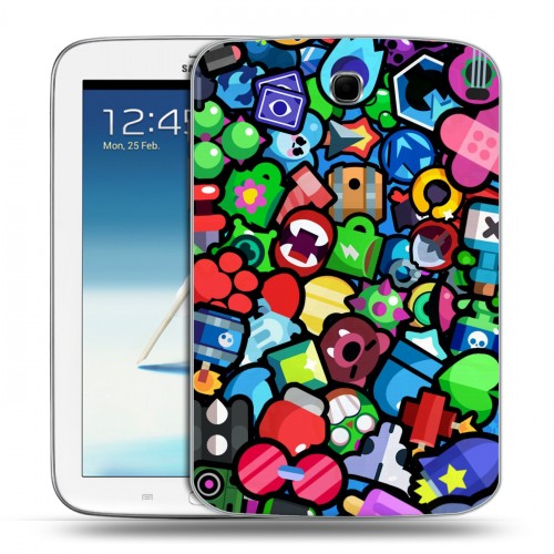 Дизайнерский силиконовый чехол для Samsung Galaxy Note 8.0 Brawl Stars