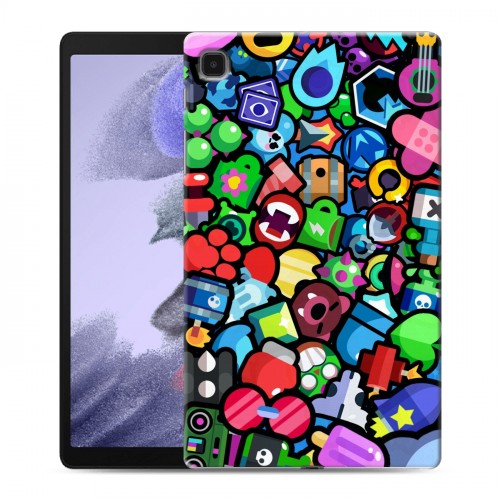 Дизайнерский силиконовый чехол для Samsung Galaxy Tab A7 lite Brawl Stars