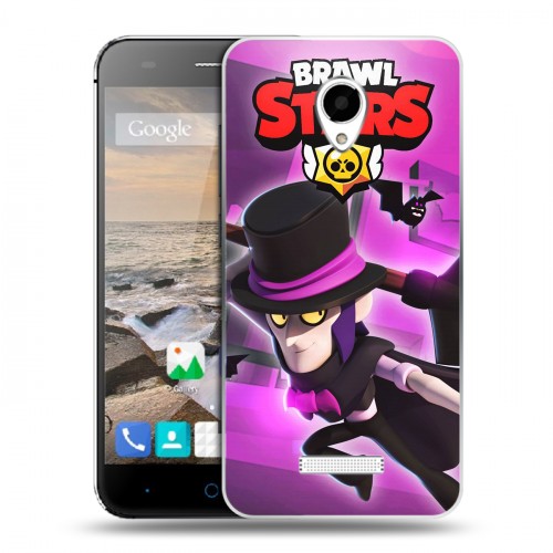 Дизайнерский силиконовый чехол для Micromax Canvas Spark Brawl Stars