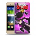 Дизайнерский пластиковый чехол для Huawei GR3 Brawl Stars