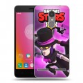 Дизайнерский силиконовый чехол для Lenovo K6 Brawl Stars