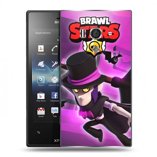 Дизайнерский пластиковый чехол для Sony Xperia acro S Brawl Stars