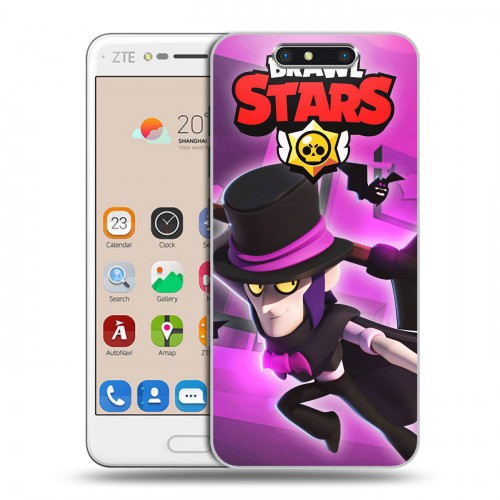 Дизайнерский пластиковый чехол для ZTE Blade V8 Brawl Stars