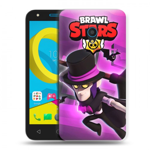 Дизайнерский пластиковый чехол для Alcatel U5 Brawl Stars