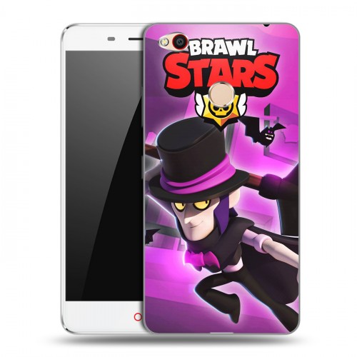 Дизайнерский пластиковый чехол для ZTE Nubia N1 Brawl Stars