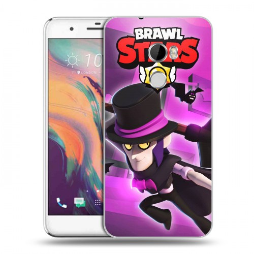 Дизайнерский пластиковый чехол для HTC One X10 Brawl Stars