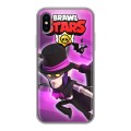 Дизайнерский силиконовый чехол для Iphone x10 Brawl Stars