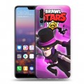 Дизайнерский силиконовый с усиленными углами чехол для Huawei P20 Pro Brawl Stars