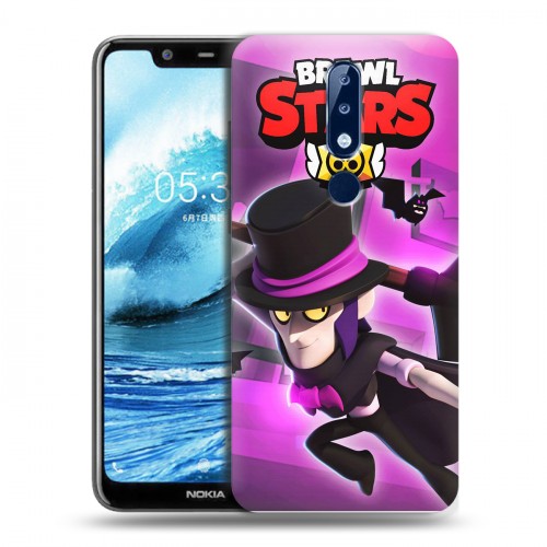 Дизайнерский пластиковый чехол для Nokia 5.1 Plus Brawl Stars