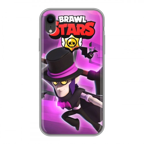 Дизайнерский силиконовый чехол для Iphone Xr Brawl Stars