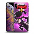 Дизайнерский силиконовый чехол для Iphone Xs Max Brawl Stars