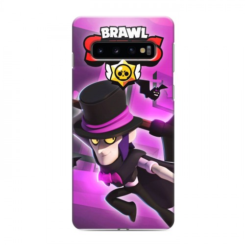 Дизайнерский силиконовый чехол для Samsung Galaxy S10 Brawl Stars