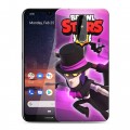 Дизайнерский силиконовый чехол для Nokia 3.2 Brawl Stars