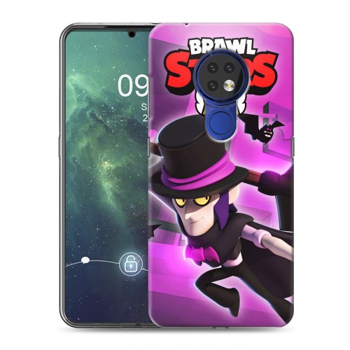 Дизайнерский силиконовый чехол для Nokia 6.2 Brawl Stars