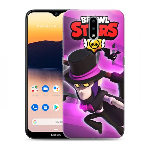 Дизайнерский силиконовый с усиленными углами чехол для Nokia 2.3 Brawl Stars