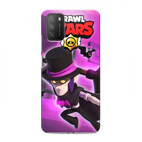 Дизайнерский пластиковый чехол для Xiaomi Poco M3 Brawl Stars