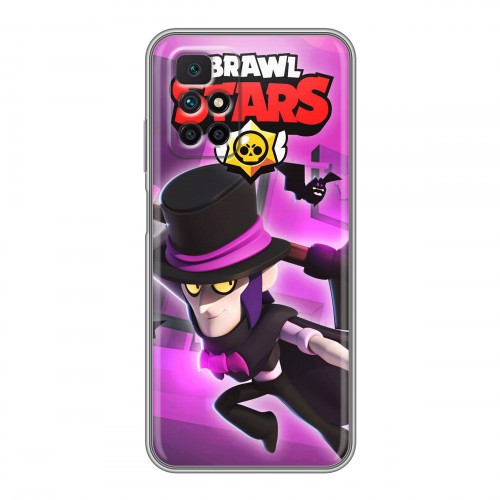 Дизайнерский силиконовый чехол для Xiaomi Redmi 10 Brawl Stars