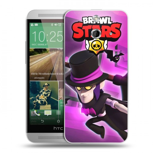 Дизайнерский пластиковый чехол для HTC One E8 Brawl Stars