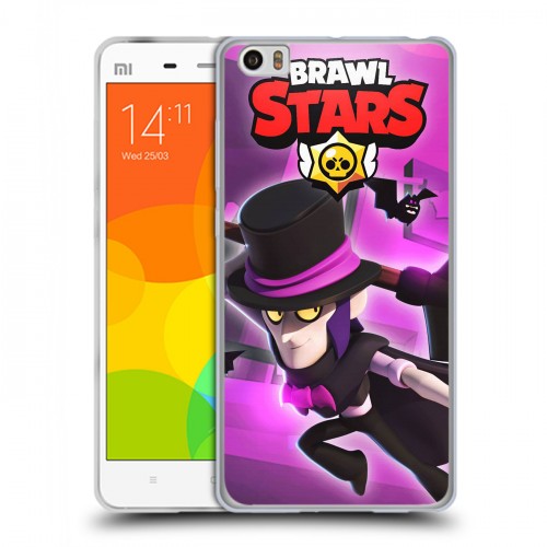 Дизайнерский силиконовый чехол для Xiaomi Mi Note Brawl Stars