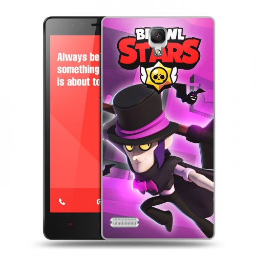 Дизайнерский пластиковый чехол для Xiaomi RedMi Note Brawl Stars