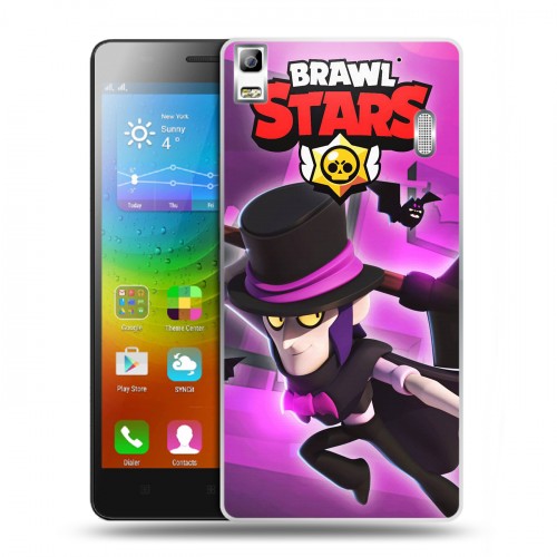 Дизайнерский пластиковый чехол для Lenovo A7000 Brawl Stars