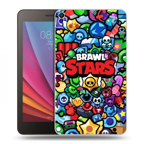 Дизайнерский силиконовый чехол для Huawei MediaPad T1 7.0 Brawl Stars