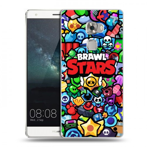 Дизайнерский пластиковый чехол для Huawei Mate S Brawl Stars