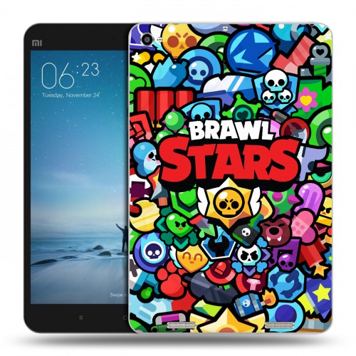 Дизайнерский силиконовый чехол для Xiaomi Mi Pad 2 Brawl Stars