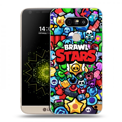 Дизайнерский пластиковый чехол для LG G5 Brawl Stars