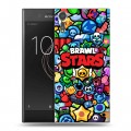 Дизайнерский пластиковый чехол для Sony Xperia XZs Brawl Stars