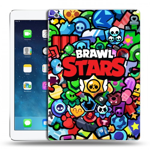 Дизайнерский силиконовый чехол для Ipad (2017) Brawl Stars