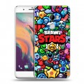 Дизайнерский пластиковый чехол для HTC One X10 Brawl Stars