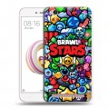 Дизайнерский пластиковый чехол для Xiaomi RedMi 5A Brawl Stars