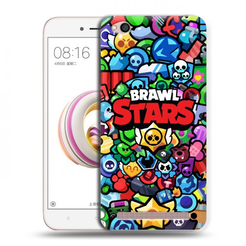 Дизайнерский пластиковый чехол для Xiaomi RedMi 5A Brawl Stars