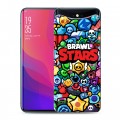 Дизайнерский силиконовый чехол для OPPO Find X Brawl Stars