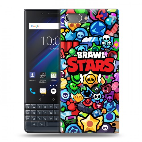 Дизайнерский пластиковый чехол для BlackBerry KEY2 LE Brawl Stars