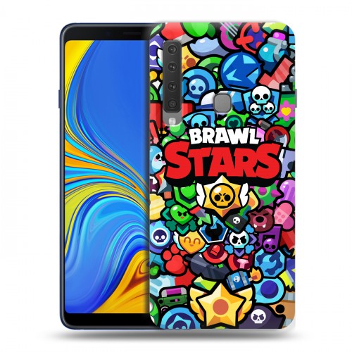Дизайнерский пластиковый чехол для Samsung Galaxy A9 (2018) Brawl Stars