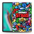 Дизайнерский силиконовый чехол для Samsung Galaxy Tab S5e Brawl Stars