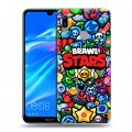 Дизайнерский пластиковый чехол для Huawei Y6 (2019) Brawl Stars