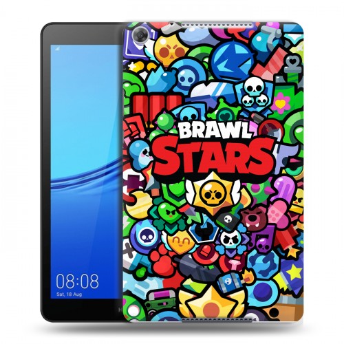 Дизайнерский силиконовый чехол для Huawei MediaPad M5 lite 8 Brawl Stars
